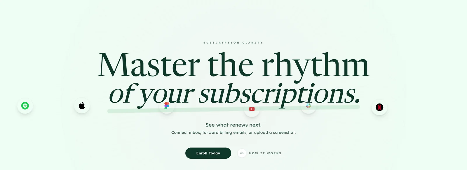 Recurr, subscription intelligence